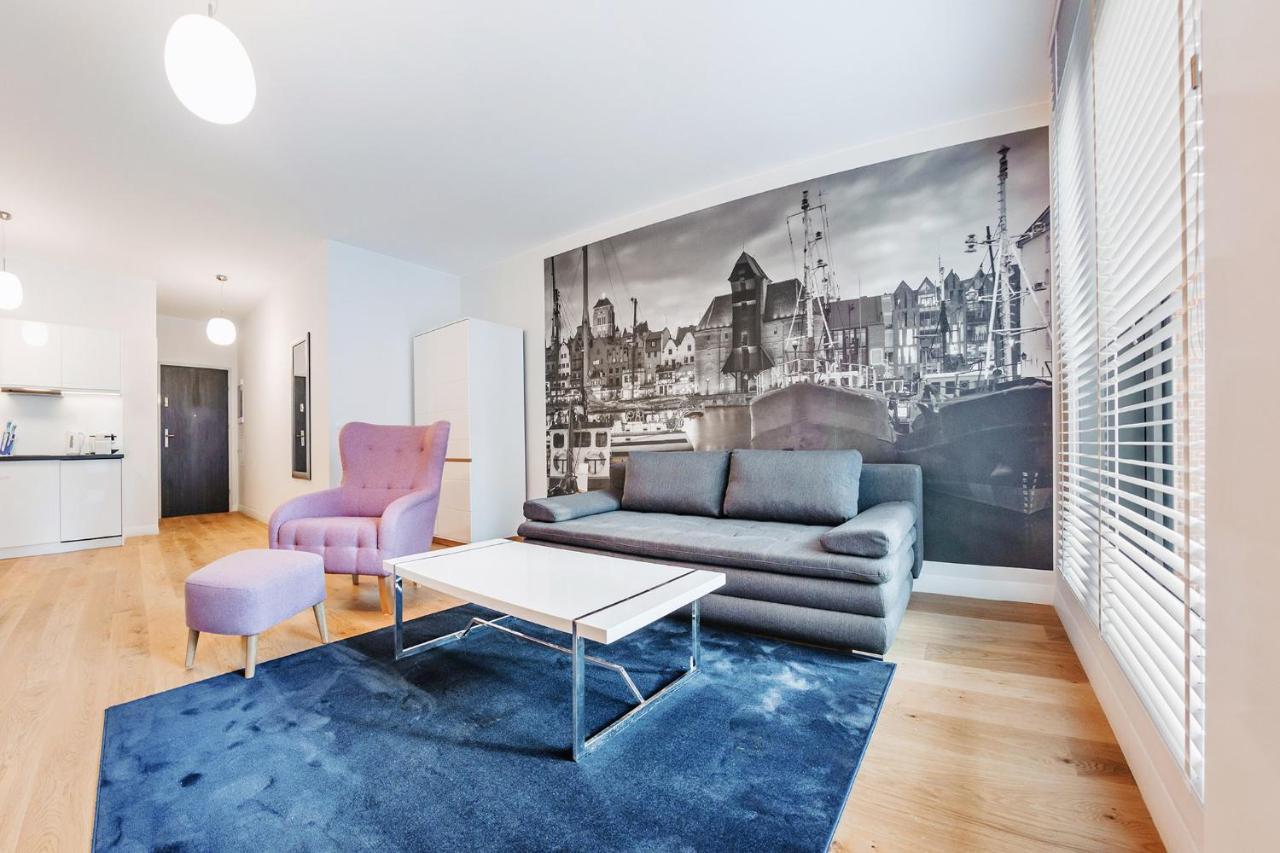 VIU Apartament z tarasem w sercu Gdańska Bagian luar foto